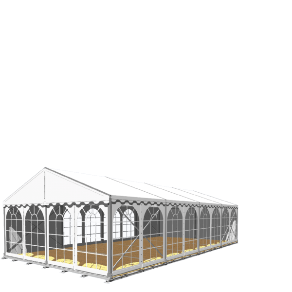 Partyzelt, 6m x 12m mit Fußboden (inkl. Auf- und Abbau)